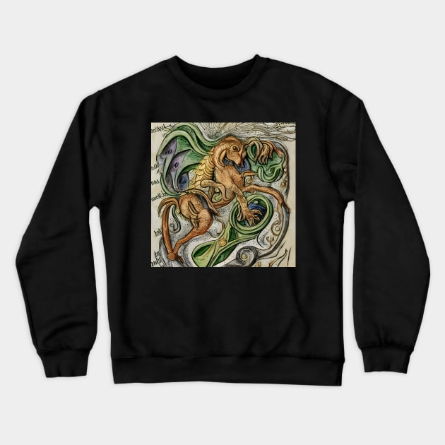 Dragon Crewneck Sweatshirt by AlienMirror